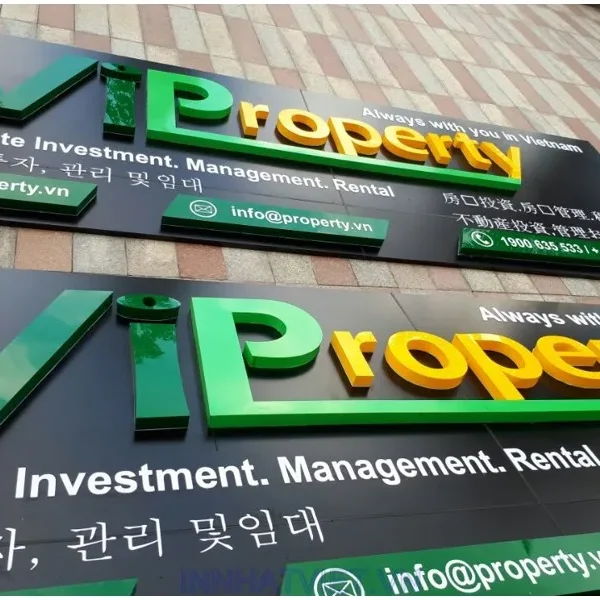 Chữ Mica Cắt Laser CNC Đa Dạng Màu Sắc Các loại chữ mica phổ biến tại Quảng Cáo 24h