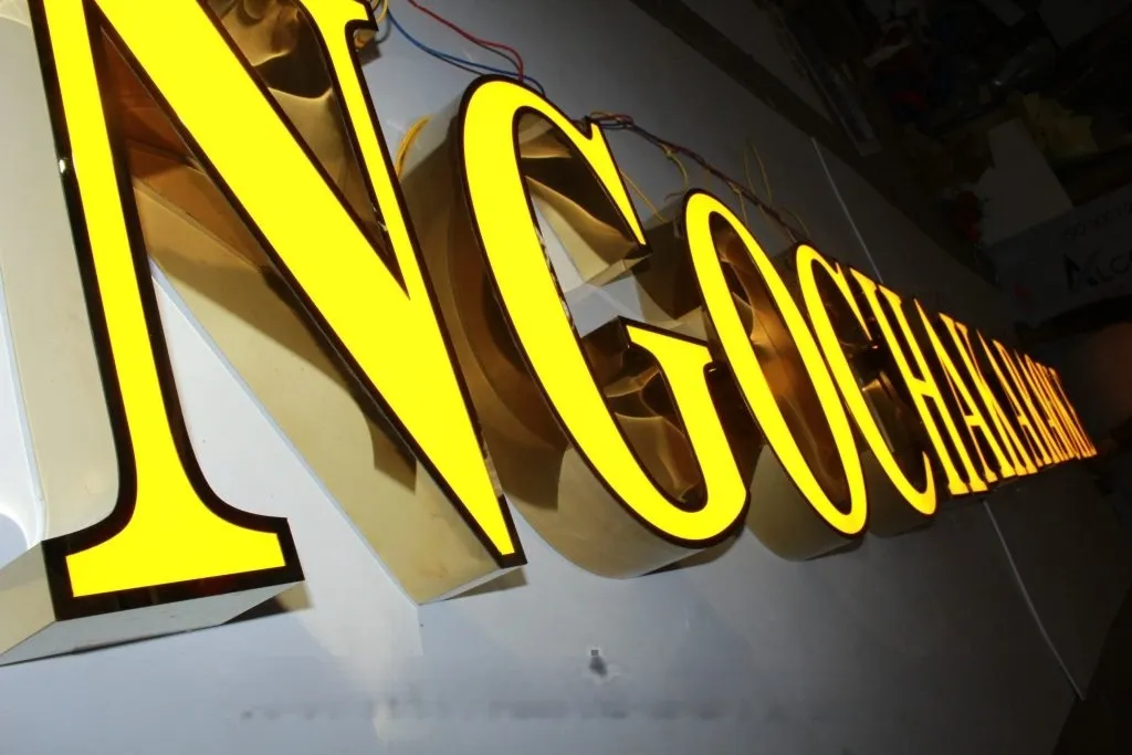 Dịch vụ làm chữ inox theo yêu cầu tại Ad Pro